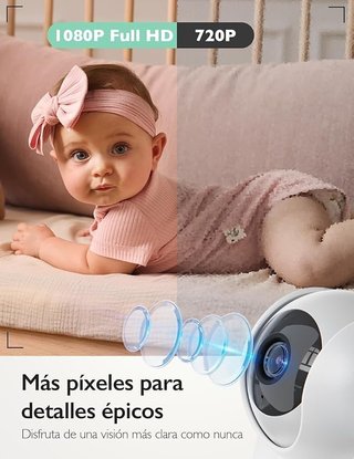 vigilabebés cámara de vigilancia monitor para bebé