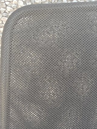 Silla de jardín negra