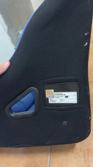 Asiento Baquet OMP TRS-E Azul