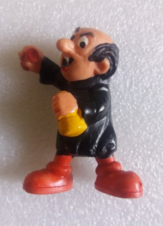 FIGURA GARGAMEL PITUFOS PVC NO TOXICO