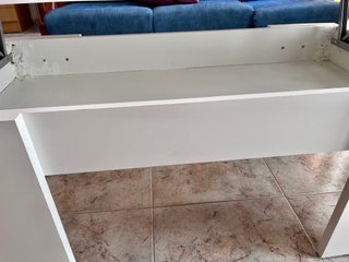 Mesa centro elevable blanca - muy práctica