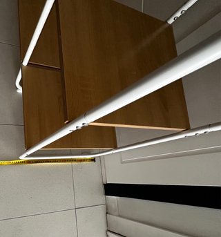 Estantería Burro Perchero Blanco y Madera