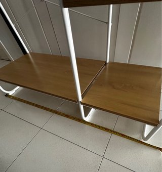 Estantería Burro Perchero Blanco y Madera