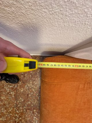 Sofá Chaise Longue Naranja 240cm