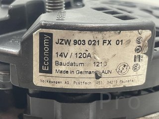 ALTERNADOR SKODA SUPERB (3U4) JZW903021FX01 2002 - 2005