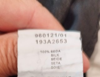 Vestido extralargo de seda