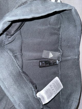 Pantalones Adidas Negros con Rayas Blancas