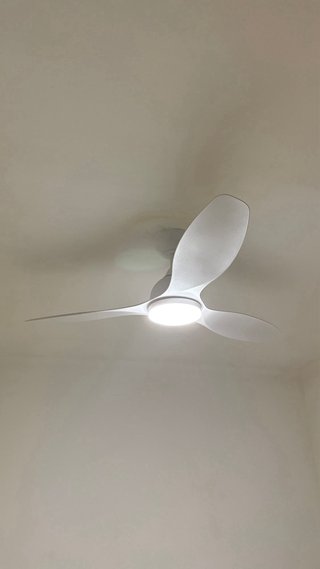 2 Ventiladores de techo con luz regulable