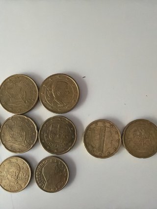 Lote monedas céntimos euro varios países