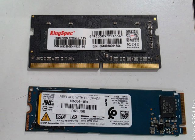 Combo SSD M.2 512GB + RAM DDR4 16GB 3200MHz