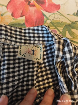 Falda pantalón vintage cuadros
