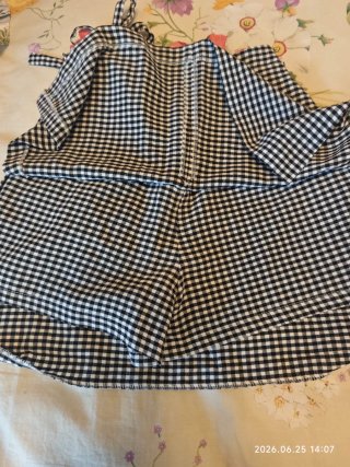 Falda pantalón vintage cuadros