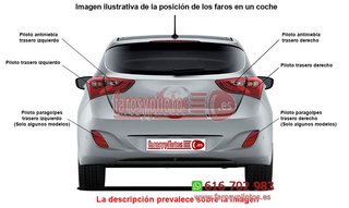 Piloto Trasero Izquierdo Citroën NEMO 1 Puerta añ