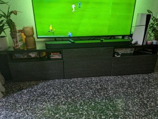 Mueble TV IKEA BESTA negro