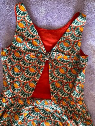 Vestido de tirantes para niña estampado