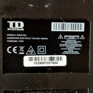 Se Vende TV TD Systems