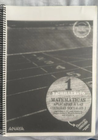 Libro 1° de bachillerato