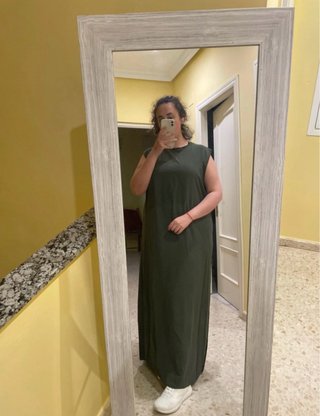 Conjunto abaya tirantes + kimono