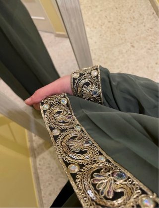 Conjunto abaya tirantes + kimono