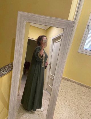 Conjunto abaya tirantes + kimono