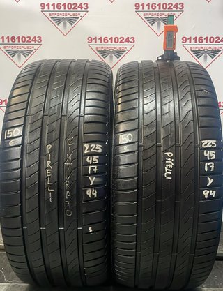 225 45 17 Y PIRELLI RUEDA AL 90% VIDA UTIL