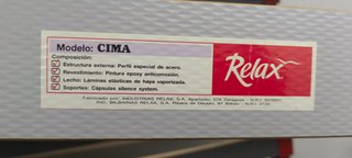 Somier 190x90 cm casi nuevo