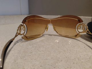 Gafas de sol con estampado cebra