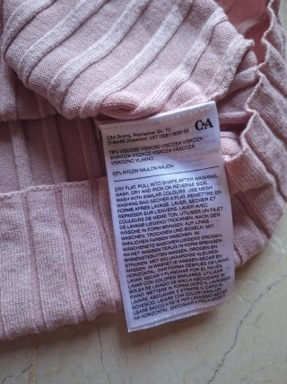 Jersey rosa mujer cuello alto