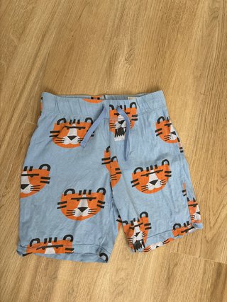 Pantalón corto niño estampado tigre talla 140