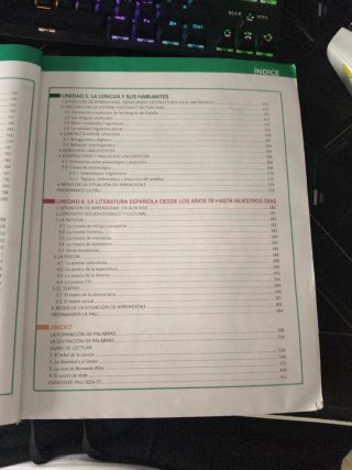Libro lengua castellana 2 Bach 2° edición Ítaca