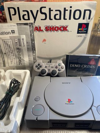 PlayStation 1 Dual Shock + Dino Crisis