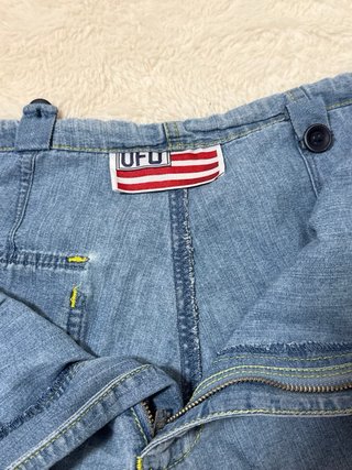 Pantalón vaquero cargo ancho