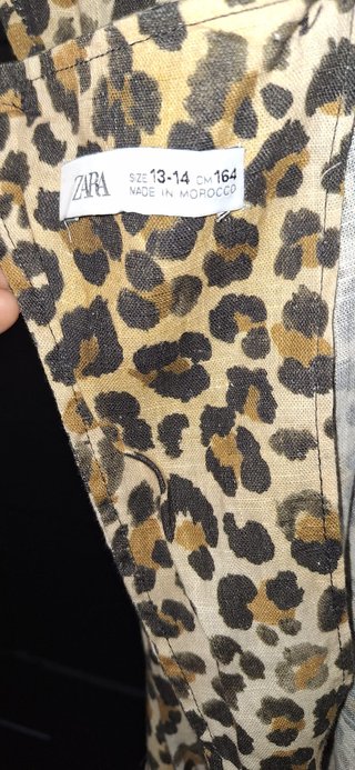 Mono corto estampado animal print