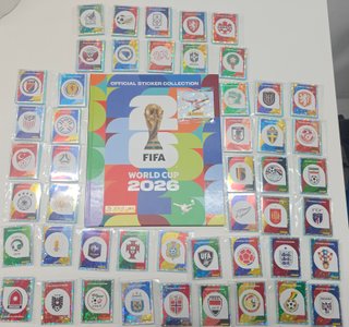 Col. Completa(980 stickers+Albúm Tapa dura Cup 26