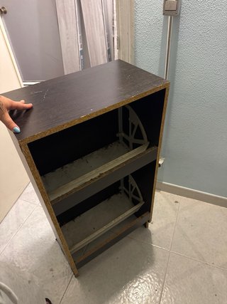 Zapatero Madera Oscura