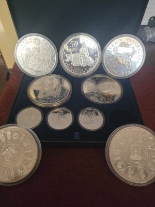 Colección Monedas Plata 10000 PTAS EURO