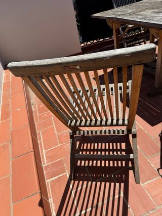 Sillas de madera de buena calidad x4