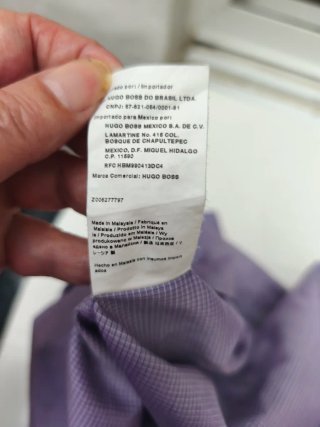 Camisa Hugo Boss Morada