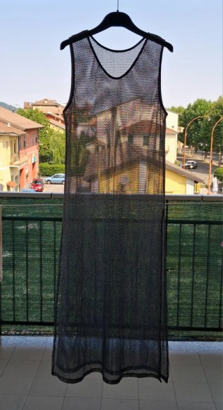 Abito rete argento taglia unica