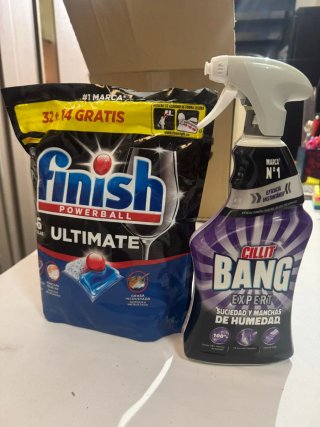 limpieza cillit bang+finish