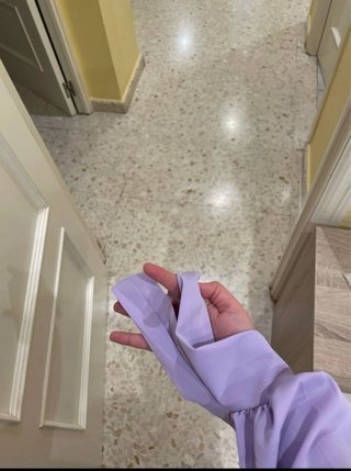 Abaya Lila Seda Medina