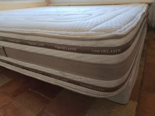 Cama Matrimonio + Colchón Viscoelástico 180x200