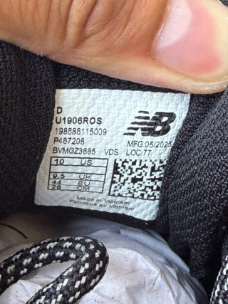 New Balance 1906r Nero/Argento