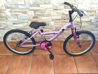 Bicicleta infantil morada