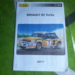 Maqueta Heller Renault R5 Turbo 1/24