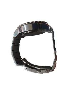 RELOJ PULSERA SANDOZ CHRONOGRAFT NEGRO/PLATA