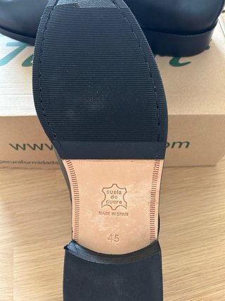 Zapatos de vestir piel negros Talla 45