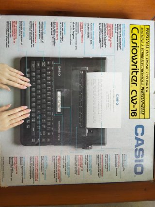 Máquina Escribir Electrónica Casio CW-16