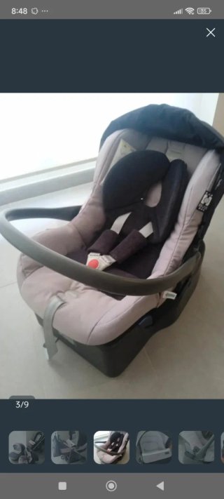 Carrito de bebé 3 piezas: capazo, silla y maxicosi