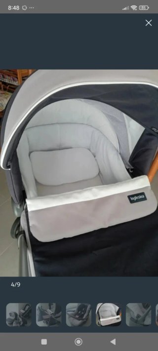 Carrito de bebé 3 piezas: capazo, silla y maxicosi